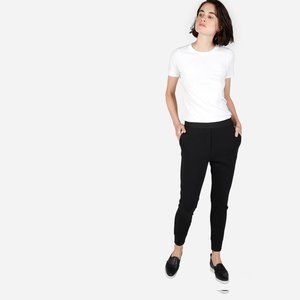 Everlane L street fleece pants with pockets, charcoal